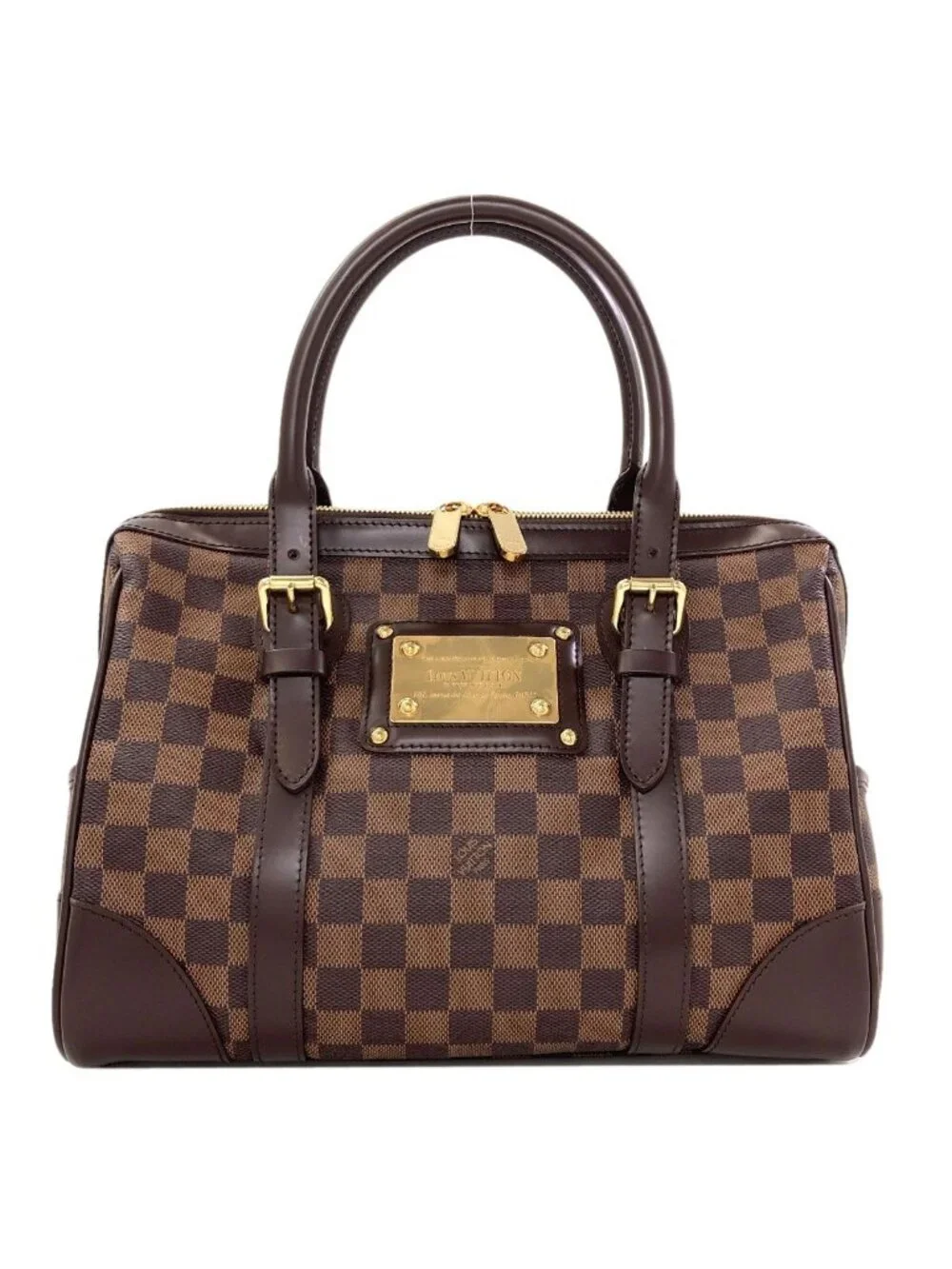 Louis Vuitton Bar Clay Boston Bag Damier Canvas